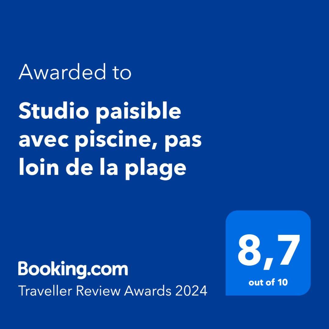 Studio Paisible Avec Piscine, Pas Loin De La Plage La Trinite Exterior photo